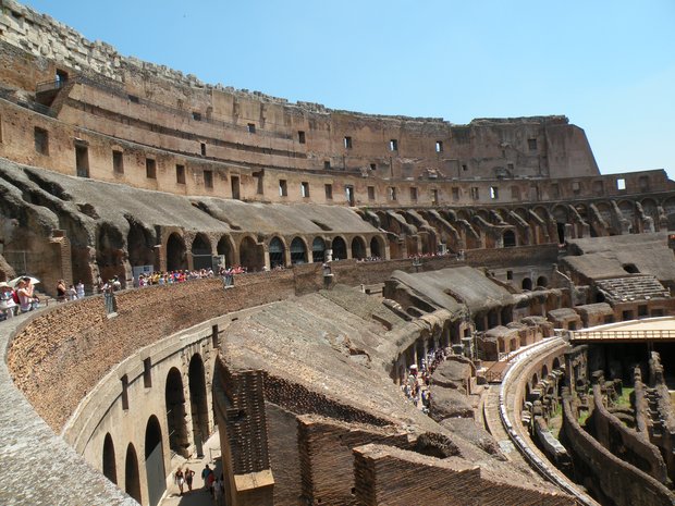  vue des gradins du Colisée